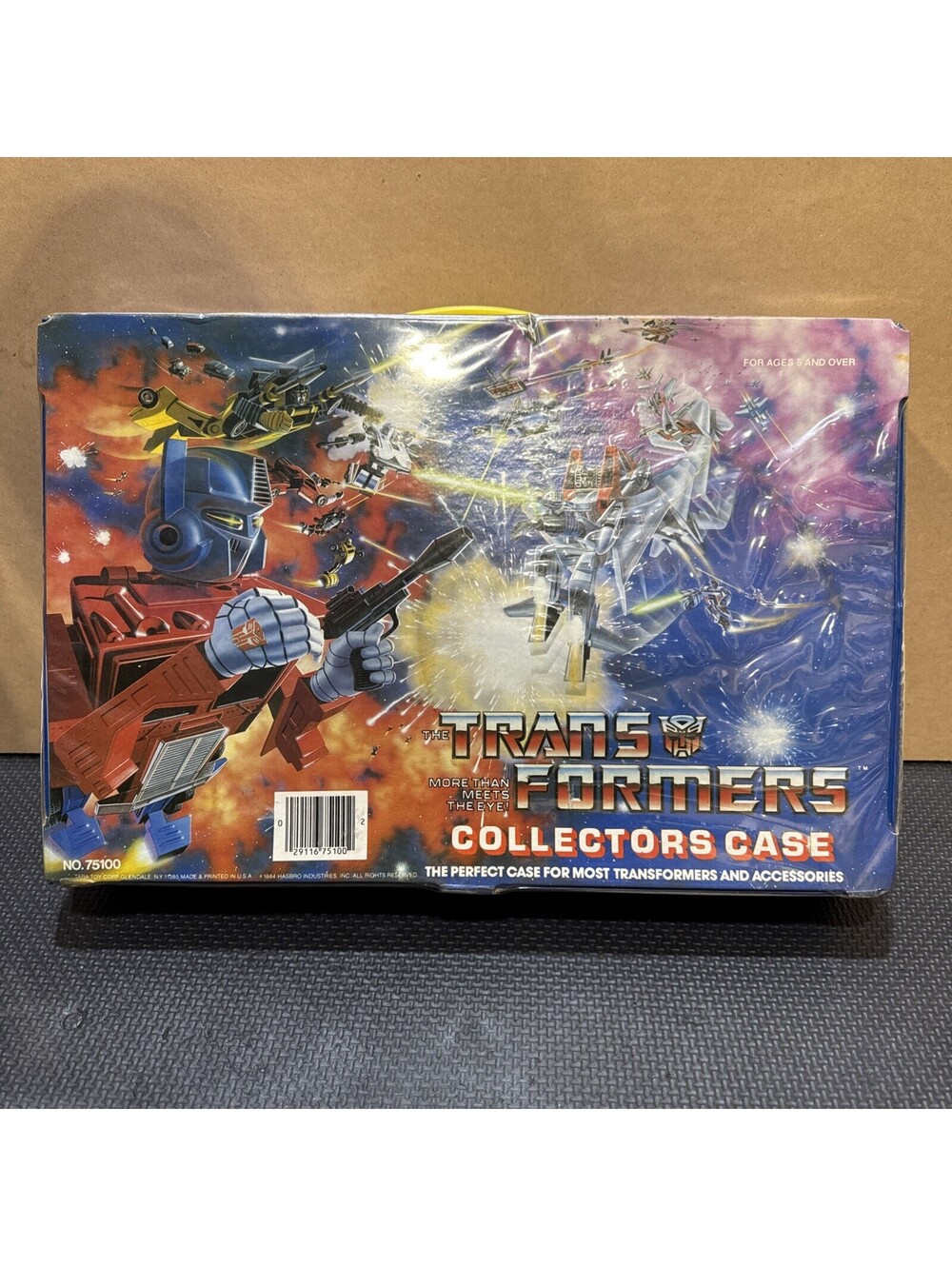 Vintage Transformers G1 Collectors Case W/Tray | Hasbro Toy Corp | 1984